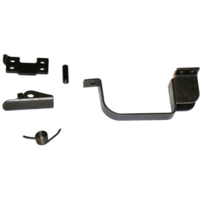 Trigger guard assembly for AK-47/AK-74/AKM. Includes trigger guard, selector stop, mag catch, spring for mag catch and pin for mag catch.