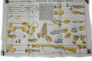 Cleaning and Oiling Rifle Poster