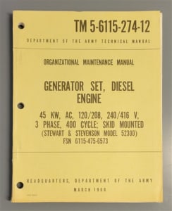 Organizational Maintenance Manual