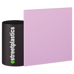 Lilac Pastel Cast Acrylic Plexiglass (matte 1 side, glossy 1 side)