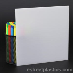 3/16-Thick 18 x 48 #2447 White Plexiglass Acrylic Sheet