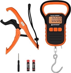 Digital Scale n Fish Gripper-Measure Tape 100lb