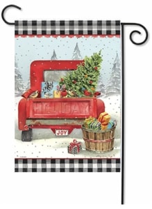 Holiday Joy Decorative Garden Flag