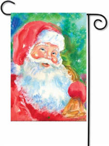 Jolly Santa Garden Flag