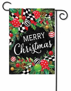 Christmas Swag Decorative Garden Flag