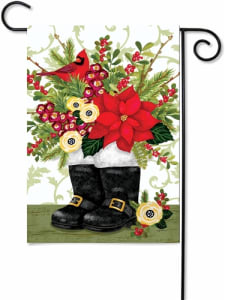 Santa Boots  Decorative Garden Flag