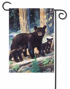 Woodland Lessons Decorative Garden Flag