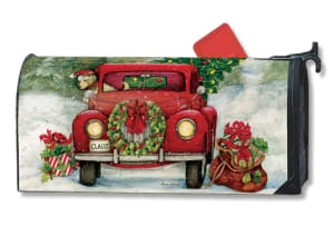 Bringing Home the Tree MailWraps Magnetic Mailbox Cover