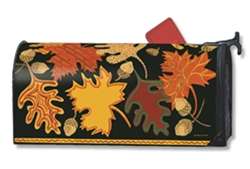Patterned Leaves MailWraps Magnetic Mailbox Cover Carol Eldridge Fall