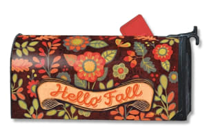 Hello Fall  MailWraps Magnetic Mailbox Cover