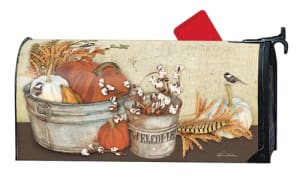 Farmhouse Pumpkins MailWraps Mailbox Cover