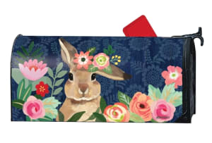 Bunny Bliss MailWraps Mailbox Cover