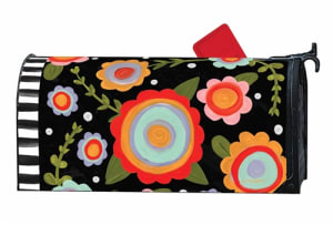 Tossed Flowers MailWraps Mailbox Cover