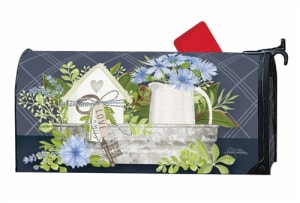 Farmhouse Flowers MailWraps Mailbox Cover