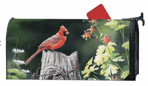 Cardinal Song MailWraps Mailbox Cover