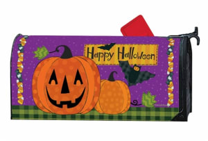 Jack and Bats MailWraps Mailbox Cover