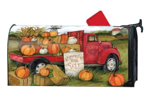 Pumpkins for Sale MailWraps Mailbox Cover