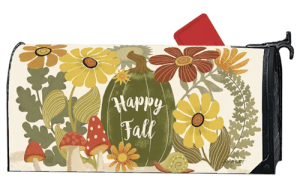 Happy Pumpkin MailWraps Mailbox Cover