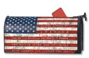 Pledge of Allegiance MailWrap Magnetic Mailbox Cover