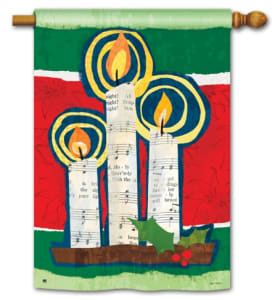 All is Bright BreezeArt Standard House Flag