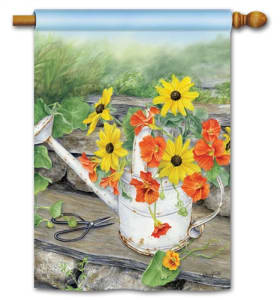 Sunshine and Water BreezeArt Standard House Flag