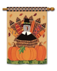 Pilgrim Turkey BreezeArt Standard House Flag