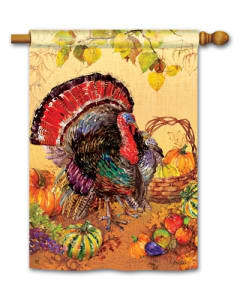Wild Turkey BreezeArt Standard House Flag