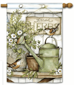 Fresh Herbs BreezeArt Standard House Flag