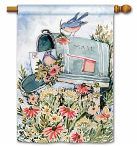 Springtime Message BreezeArt Standard House Flag