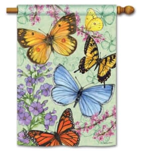 Butterfly Dance BreezeArt Standard House Flag