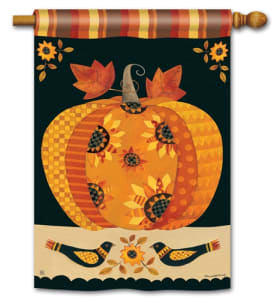 Primitive Harvest BreezeArt Standard House Flag