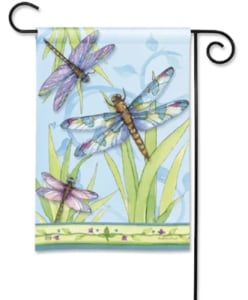 Dragonfly Days BreezeArt Garden Flag