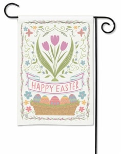 Folk Easter BreezeArt Garden Flag