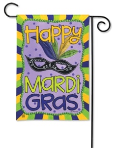 Mardi Gras BreezeArt Garden Flag