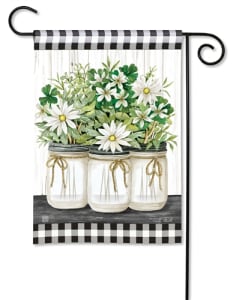 Farmhouse Daisies BreezeArt Garden Flag