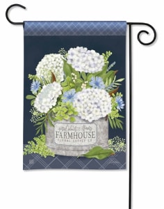 Farmhouse Flowers BreezeArt Garden Flag