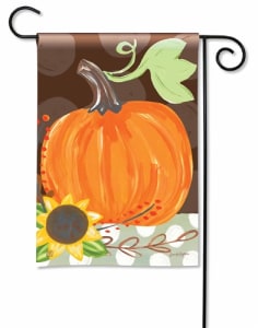 Fall Pumpkin BreezeArt Garden Flag