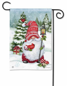 Christmas Gnome BreezeArt Garden Flag