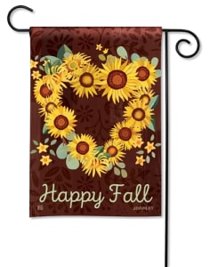 Sunflower Heart BreezeArt Garden Flag