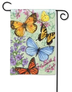 Butterfly Dance BreezeArt Garden Flag