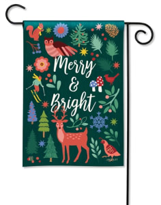 Christmas Message BreezeArt Garden Flag