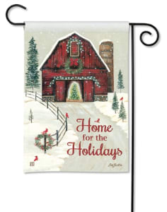 Christmas Tree Barn BreezeArt Garden Flag