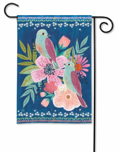 Love Birds BreezeArt Garden Flag