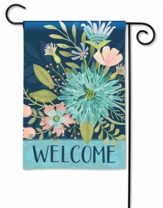 Floral Reflection BreezeArt Garden Flag