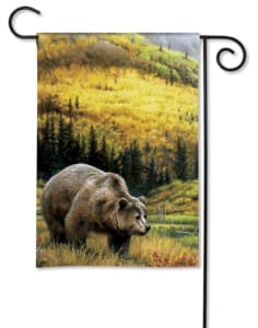 Grizzly Bear BreezeArt Garden Flag