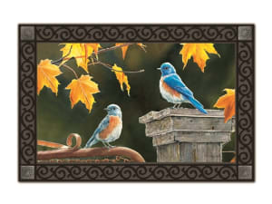 Bluebird Meeting MatMates Decorative Doormat