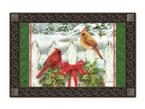 Winter Splendor MatMates Decorative Doormat
