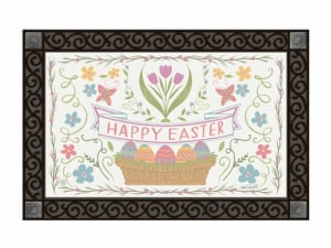 Folk Easter  MatMates Decorative Doormat