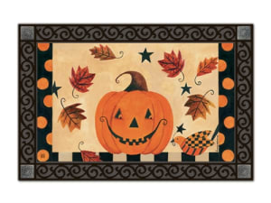 Country Pumpkin MatMates Decorative Doormat