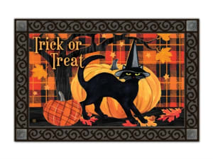 Witch Hat Cat MatMates Doormat
